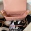 Chanel Lambskin & Gold-Tone Metal Mini Flap Bag AS4340 Pink 2023