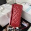 Chanel Lambskin & Gold-Tone Metal Small Flap Bag AS4353 Burgundy 2023