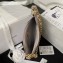 Chanel Shiny Crumpled Lambskin & Gold-Tone Metal Hobo Handbag AS4378 Gray 2023