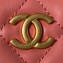 Chanel Shiny Crumpled Lambskin & Gold-Tone Metal Hobo Handbag AS4378 Pink 2023