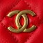Chanel Shiny Crumpled Lambskin & Gold-Tone Metal Hobo Handbag AS4378 Red 2023