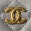 Chanel Shiny Crumpled Lambskin & Gold-Tone Metal Large Hobo Bag AS4368 Gray 2023