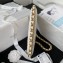 Chanel Shiny Crumpled Lambskin & Gold-Tone Metal Hobo Handbag AS4378 White 2023