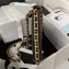 Chanel Shiny Crumpled Lambskin & Gold-Tone Metal Large Hobo Bag AS4287 Black 2023