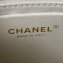 Chanel Shiny Crumpled Lambskin & Gold-Tone Metal Hobo Handbag AS4378 White 2023