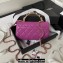 Chanel Clutch with Chain Bag in Lambskin and Imitation Pearls AP3512 Purple 2023