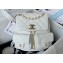 Chanel Grained Calfskin Backpack Bag AS3860 White 2023