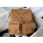 Chanel Grained Calfskin Backpack Bag AS3860 Khaki 2023