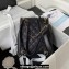Chanel Grained Calfskin Backpack Bag AS3860 Black 2023