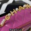 Chanel Clutch with Chain Bag in Lambskin and Imitation Pearls AP3515 Purple 2023
