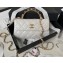 Chanel Clutch with Chain Bag in Lambskin and Imitation Pearls AP3512 White 2023