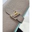 Louis Vuitton LV Vertical Wallet M81367 Galet Gray 2023