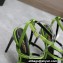 .5cm jerry sandals in crepe satin and rhinestones 742235 Green 2023