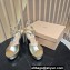 Miu Miu Heel 12.5cm Lizard-print leather platform 2.5cm sandals with crystals 5XP877 Gold 2023