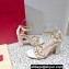 Valentino Heel 10cm Rockstud Leather Chunky-heel Sandals White