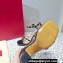 Valentino Heel 10cm Rockstud Leather Chunky-heel Sandals Black
