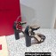 Valentino Heel 10cm Rockstud Leather Chunky-heel Sandals Black