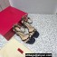 Valentino Heel 10cm Rockstud Leather Chunky-heel Sandals Black