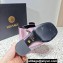 Versace Heel 11cm Medusa '95 Platform 4cm Mules Metallic Pink, 2023