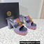 Versace Heel 11cm Medusa '95 Platform 4cm Mules Snake Print 2023