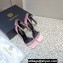 Versace Heel 10cm Crystal Satin Sandals Pink 2023