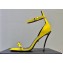 Versace Heel 10cm Pin-Point Sandals Yellow 2023