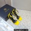 Versace Heel 10cm Pin-Point Sandals Yellow 2023
