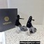 Versace Heel 10cm Pin-Point Sandals Black 2023