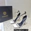 Versace Heel 10cm Pin-Point Sandals White 2023