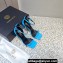 Versace Heel 10cm Pin-Point Sandals Blue 2023