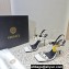 Versace Heel 10cm Studded Emily Slingback Sandals White 2023