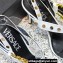 Versace Heel 10cm Studded Emily Slingback Sandals White 2023