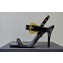 Versace Heel 10cm Studded Emily Slingback Sandals Black 2023