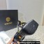 Versace Heel 10cm Studded Emily Slingback Sandals Black 2023