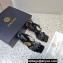 Versace Heel 10cm Studded Emily Slingback Sandals Black 2023