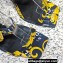 Versace Heel 10cm Studded Emily Slingback Sandals Print Black/Yellow 2023