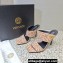 Versace High Heel 10cm Mules Allover Logo pattern Pink 2023