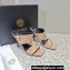 Versace High Heel 10cm Mules Allover Logo pattern Pink 2023