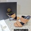 Versace High Heel 10cm Mules Allover Logo pattern Brown 2023