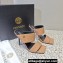 Versace High Heel 10cm Mules Allover Logo pattern Brown 2023