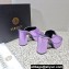 Versace Heel 11cm Platform 4cm Medusa '95 Mules Metallic Purple 2023