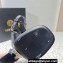 Versace Heel 11cm Aevitas Single Platform 4cm Sandals Leather Black 2023