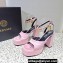 Versace Heel 11cm Aevitas Single Platform 4cm Sandals Satin Pink 2023