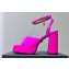 Versace Heel 11cm Aevitas Single Platform 4cm Sandals Satin Fuchsia 2023