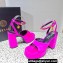 Versace Heel 11cm Aevitas Single Platform 4cm Sandals Satin Fuchsia 2023