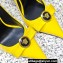 Versace Heel 9.5cm Gianni Ribbon Pumps Patent Leather Yellow 2023