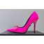 Versace Heel 9.5cm Gianni Ribbon Pumps Patent Leather Fuchsia 2023