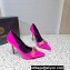 Versace Heel 9.5cm Gianni Ribbon Pumps Patent Leather Fuchsia 2023