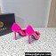 Versace Heel 9.5cm Gianni Ribbon Pumps Patent Leather Fuchsia 2023