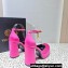 Versace Heel 11cm Aevitas Single Platform 4cm Pumps Satin Dark Pink 2023